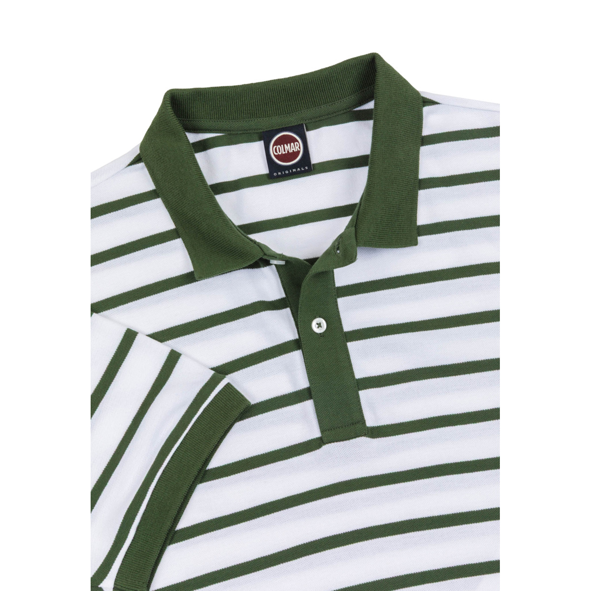 Colmar 7608 Poloshirt weiss/gruen