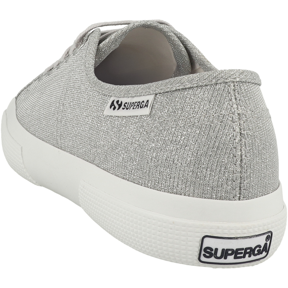 Superga 3750 Jersey Lame Leggera Sneaker low silber