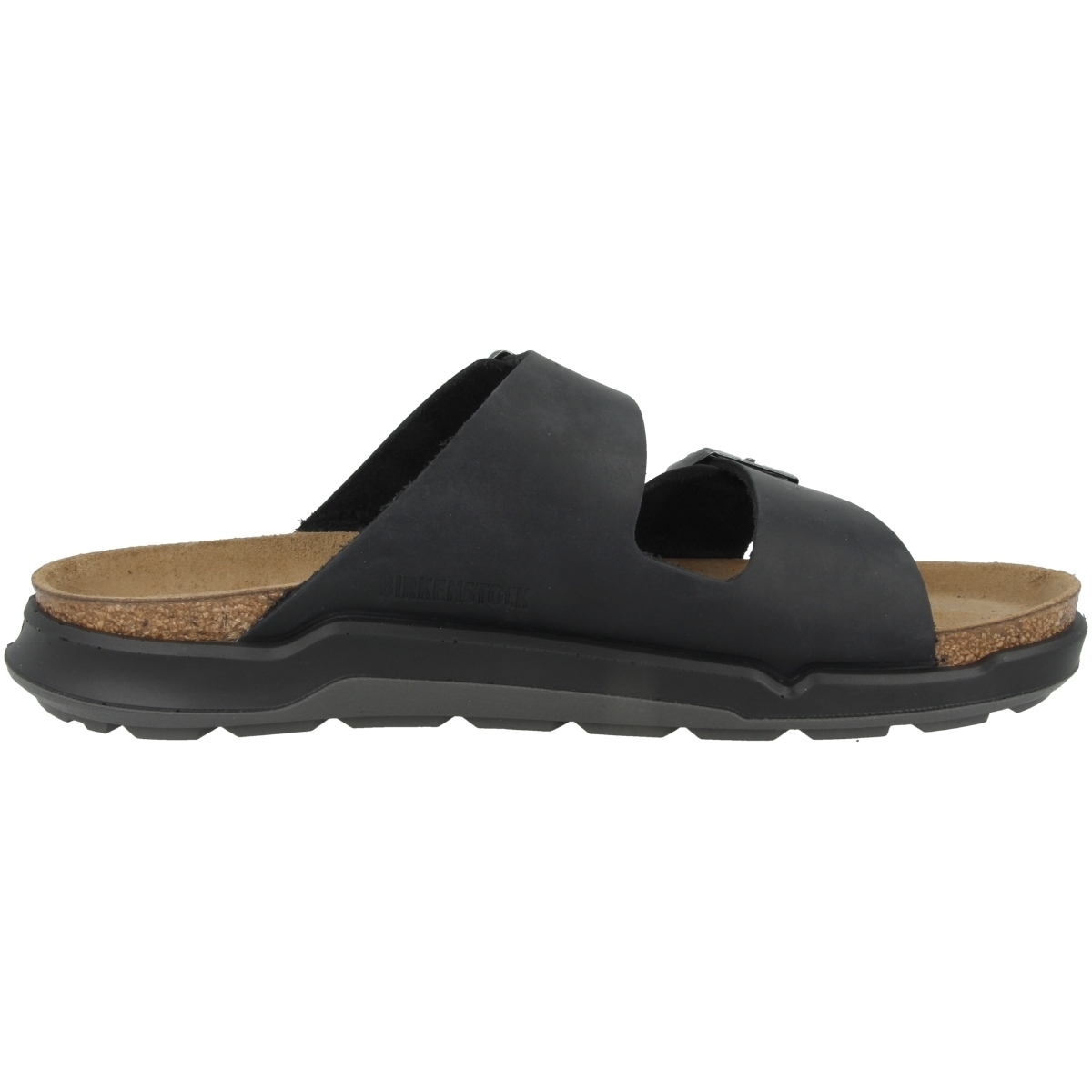 Birkenstock Arizona CT geöltes Nubukleder Sandale normal schwarz