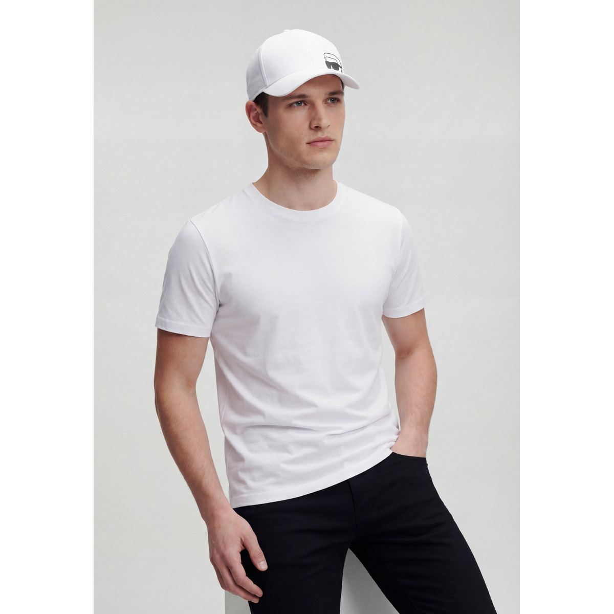 KARL LAGERFELD 805611 Basecap weiss