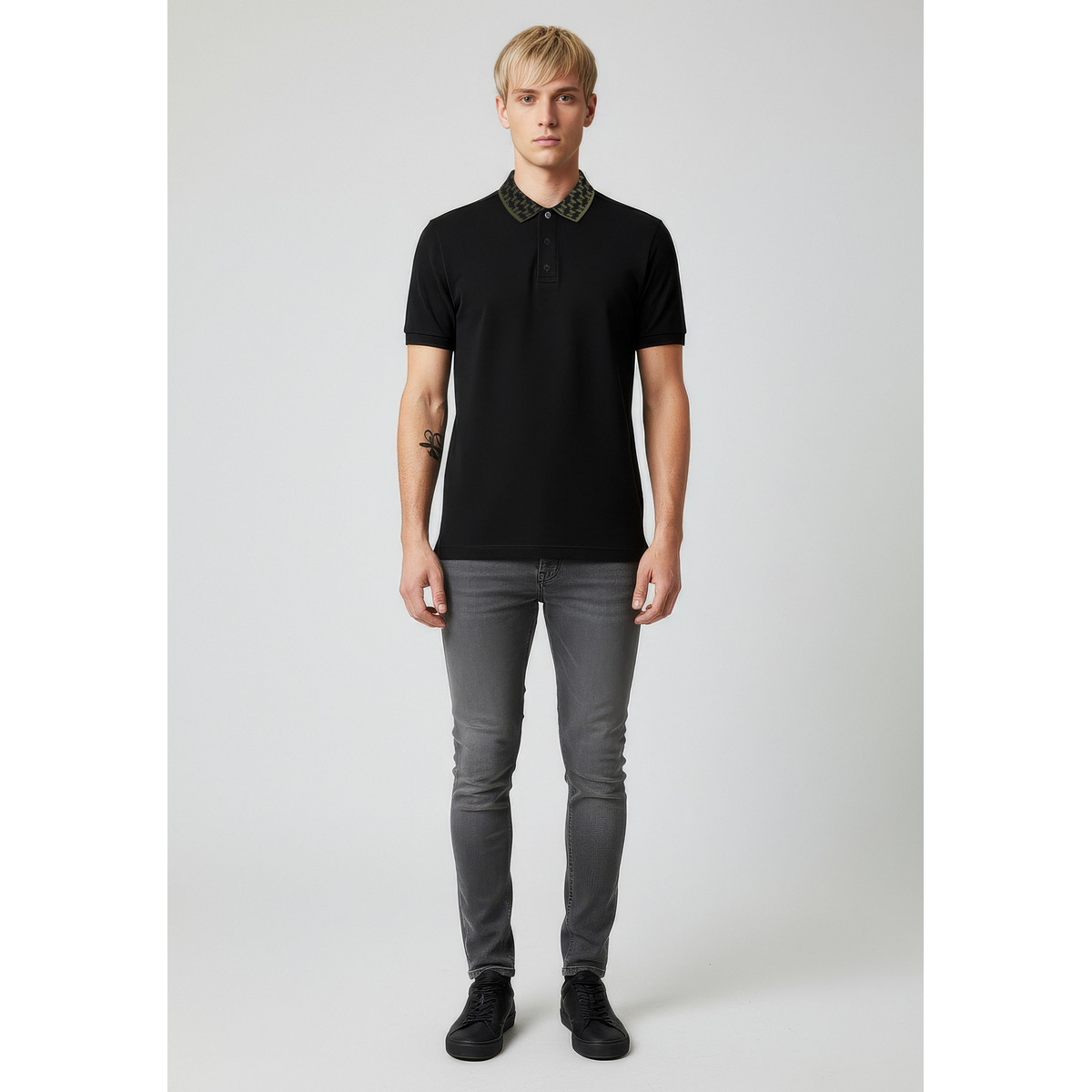 KARL LAGERFELD 745003 Poloshirt schwarz