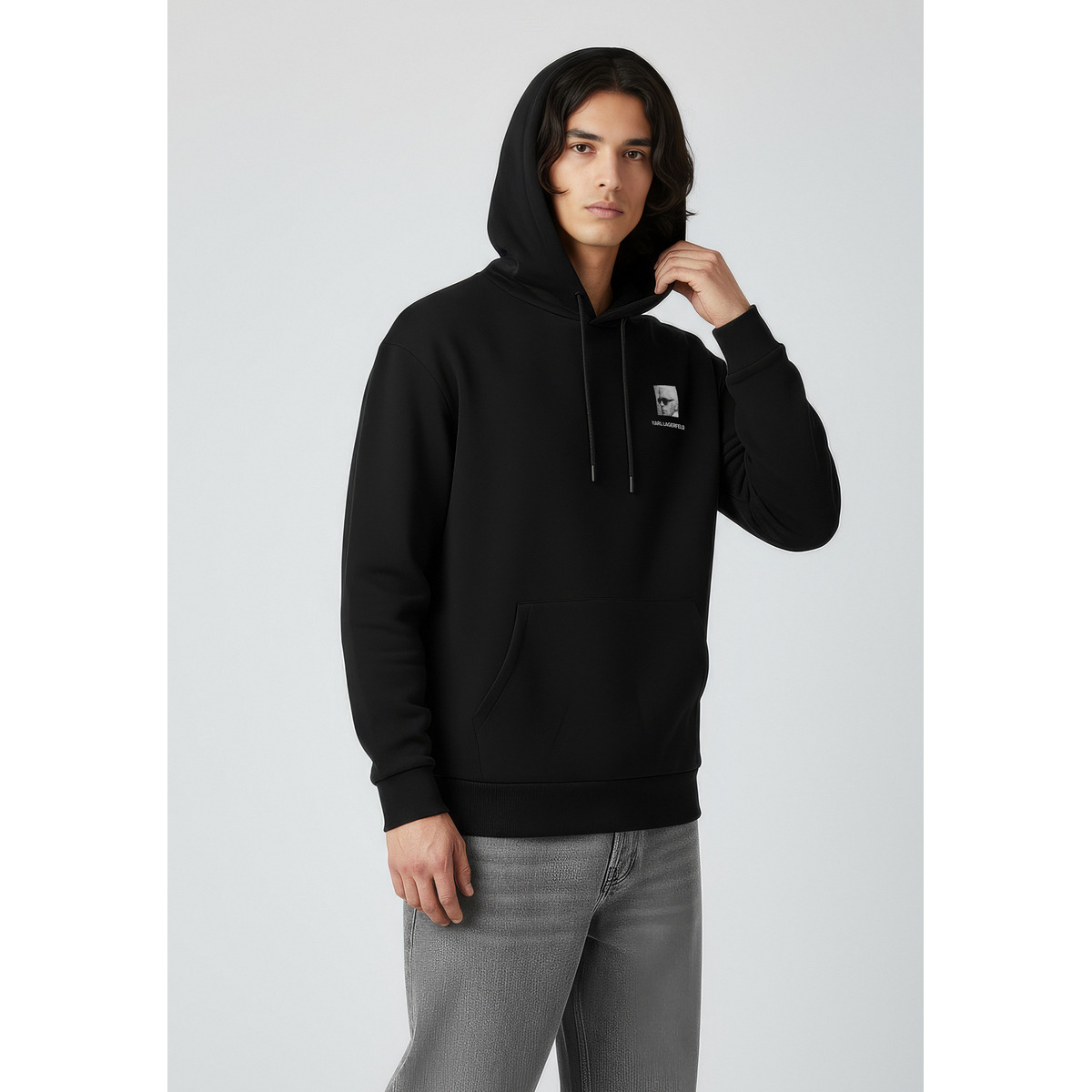 KARL LAGERFELD 705116 Hoodie schwarz