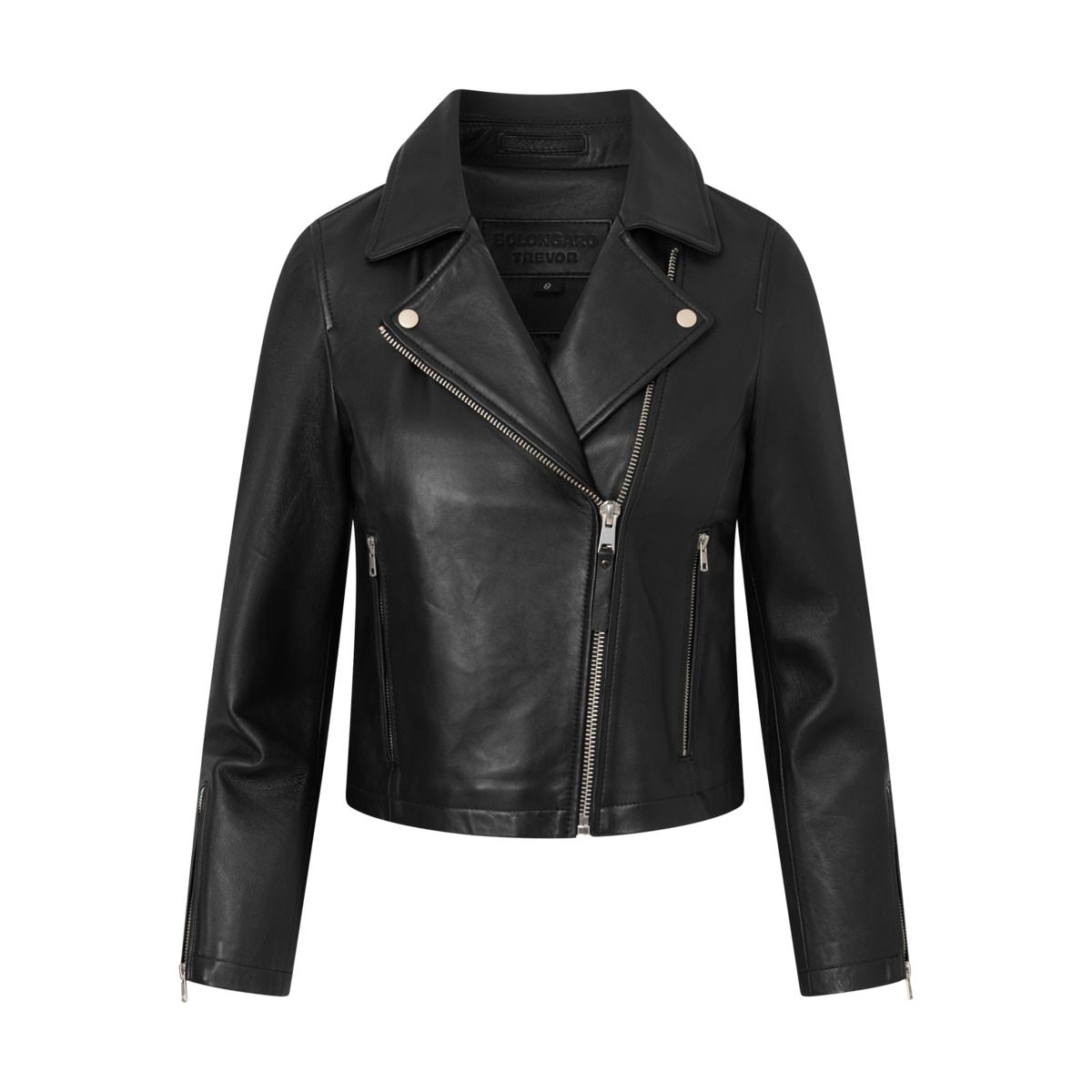 Bolongaro Trevor Millie Biker Lederjacke schwarz