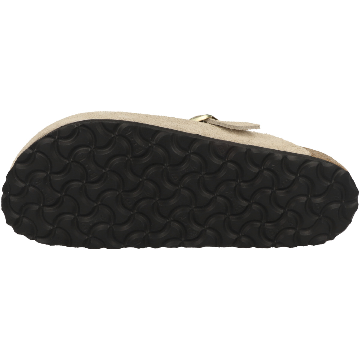 Birkenstock Boston Veloursleder Clogs schmal beige