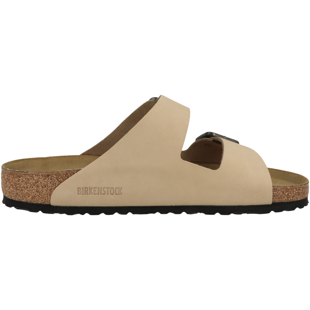 Birkenstock Arizona Wire Buckle Nubukleder Sandale normal beige