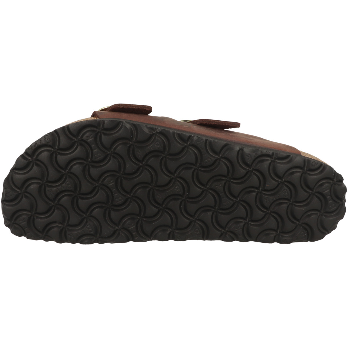 Birkenstock Arizona Big Buckle Geöltes Nubukleder Sandale schmal dunkelbraun