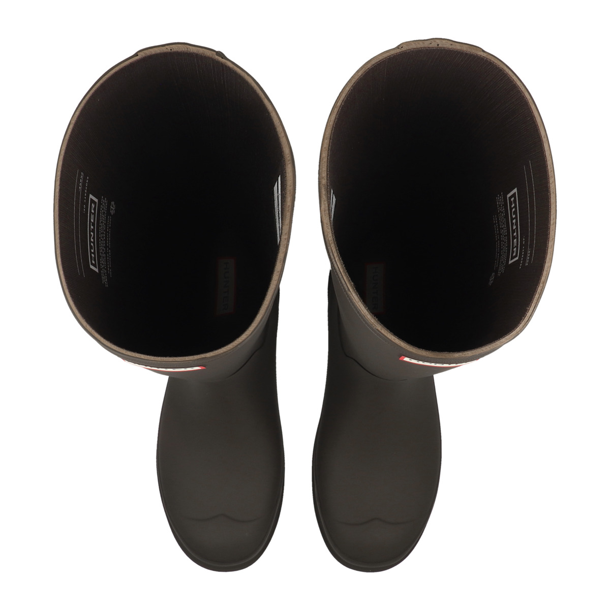 Hunter Unisex Downpour Tall Boot Gummistiefel braun