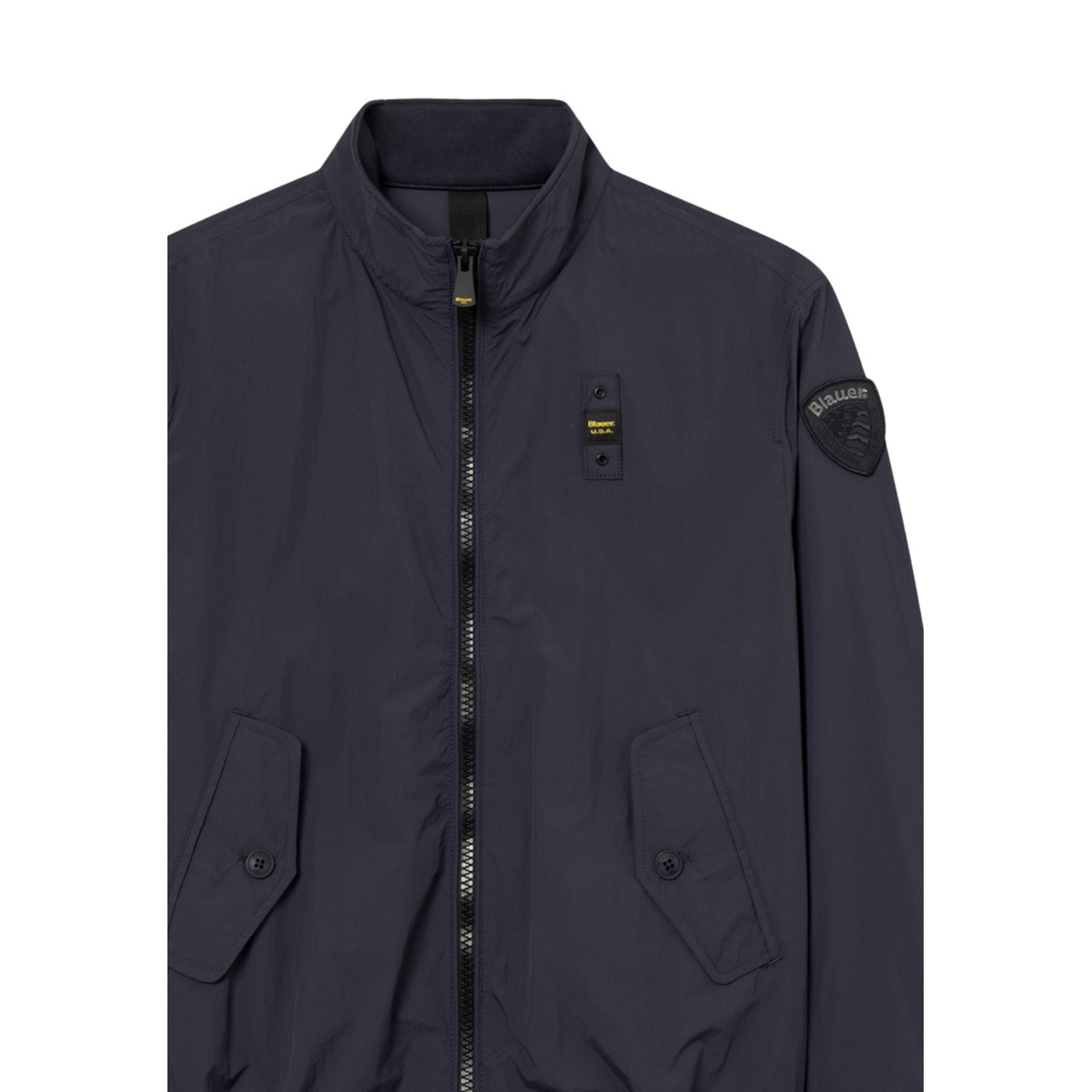 Blauer Alwin Übergangsjacke dunkelblau