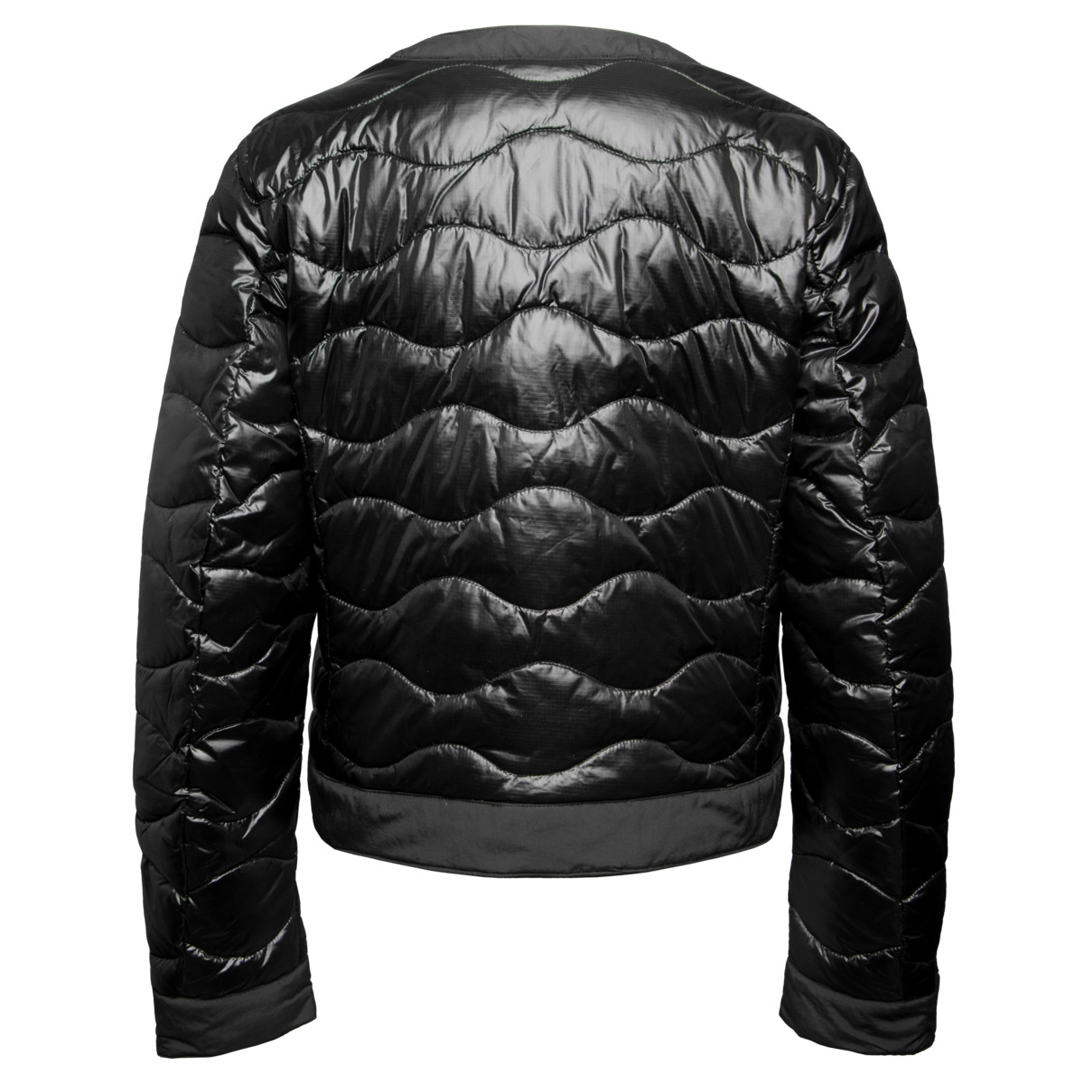 Blauer Hadley Steppjacke schwarz