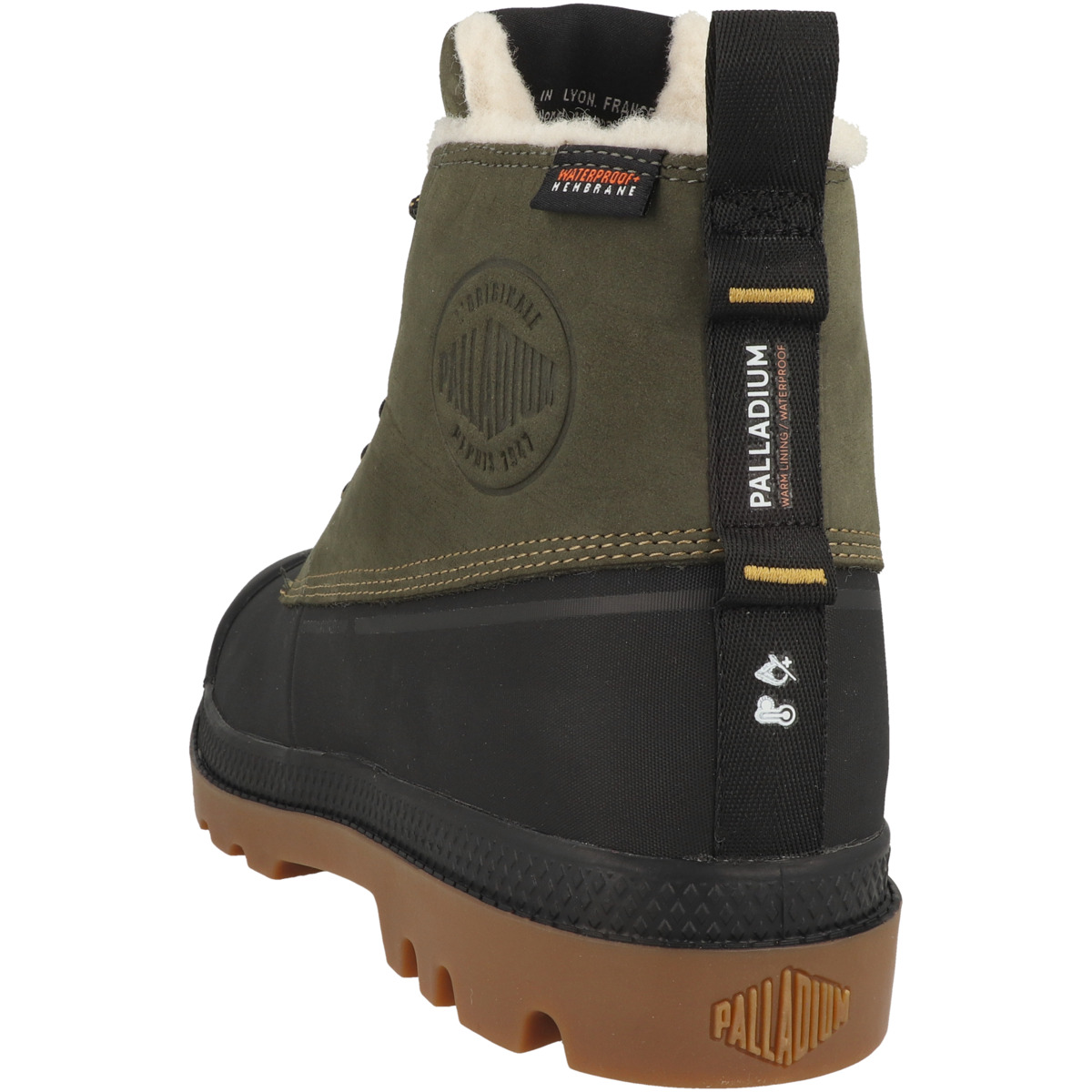 Palladium Pampa Duck WL WP+ Boots dunkelgruen