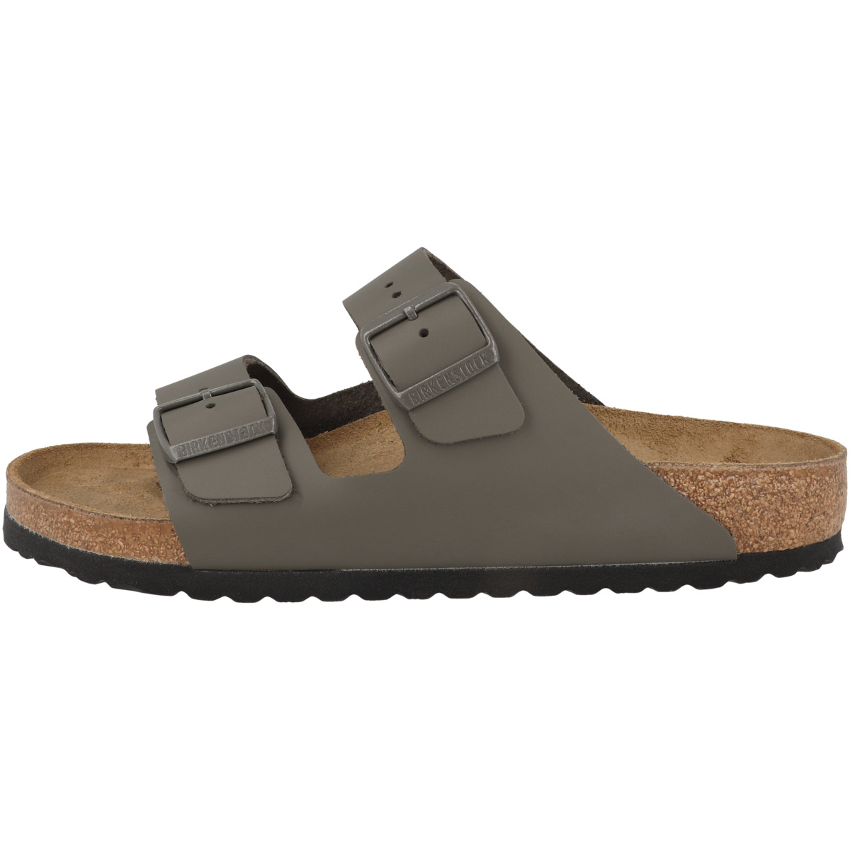 Birkenstock Arizona Naturleder Sandale normal grau