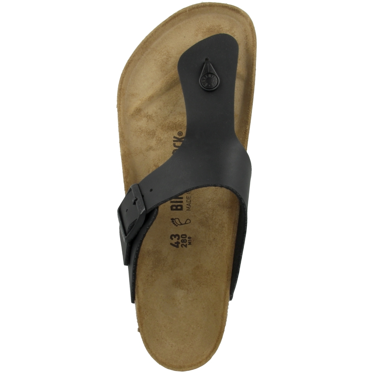 Birkenstock Ramses Birko-Flor Zehensandale normal schwarz