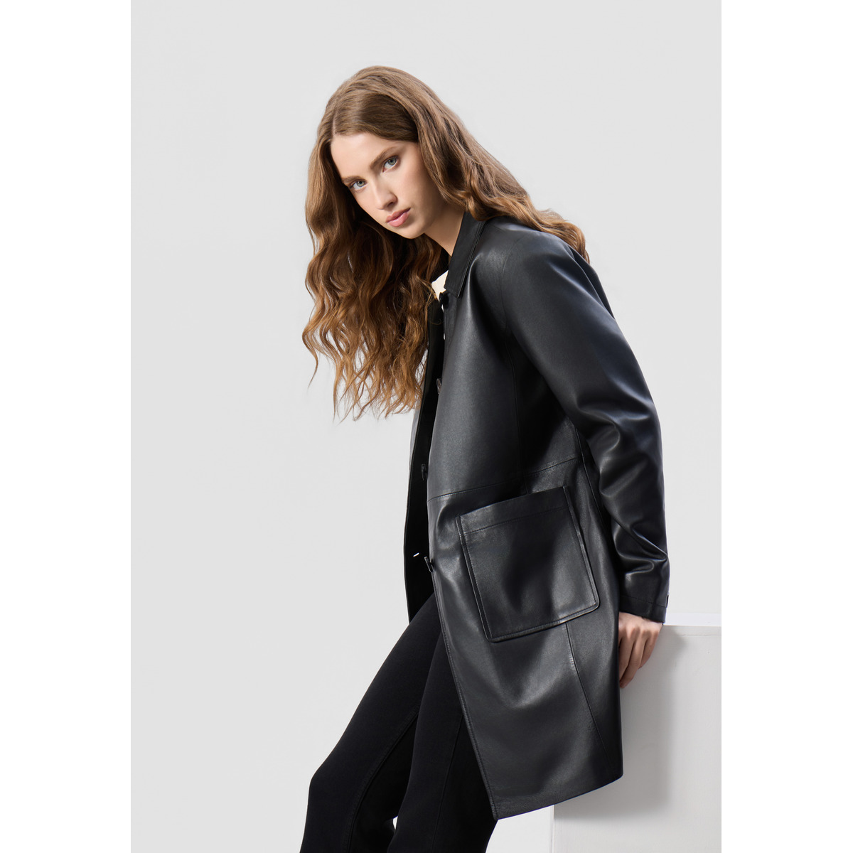 Bolongaro Trevor Jenny Mac Lederjacke schwarz