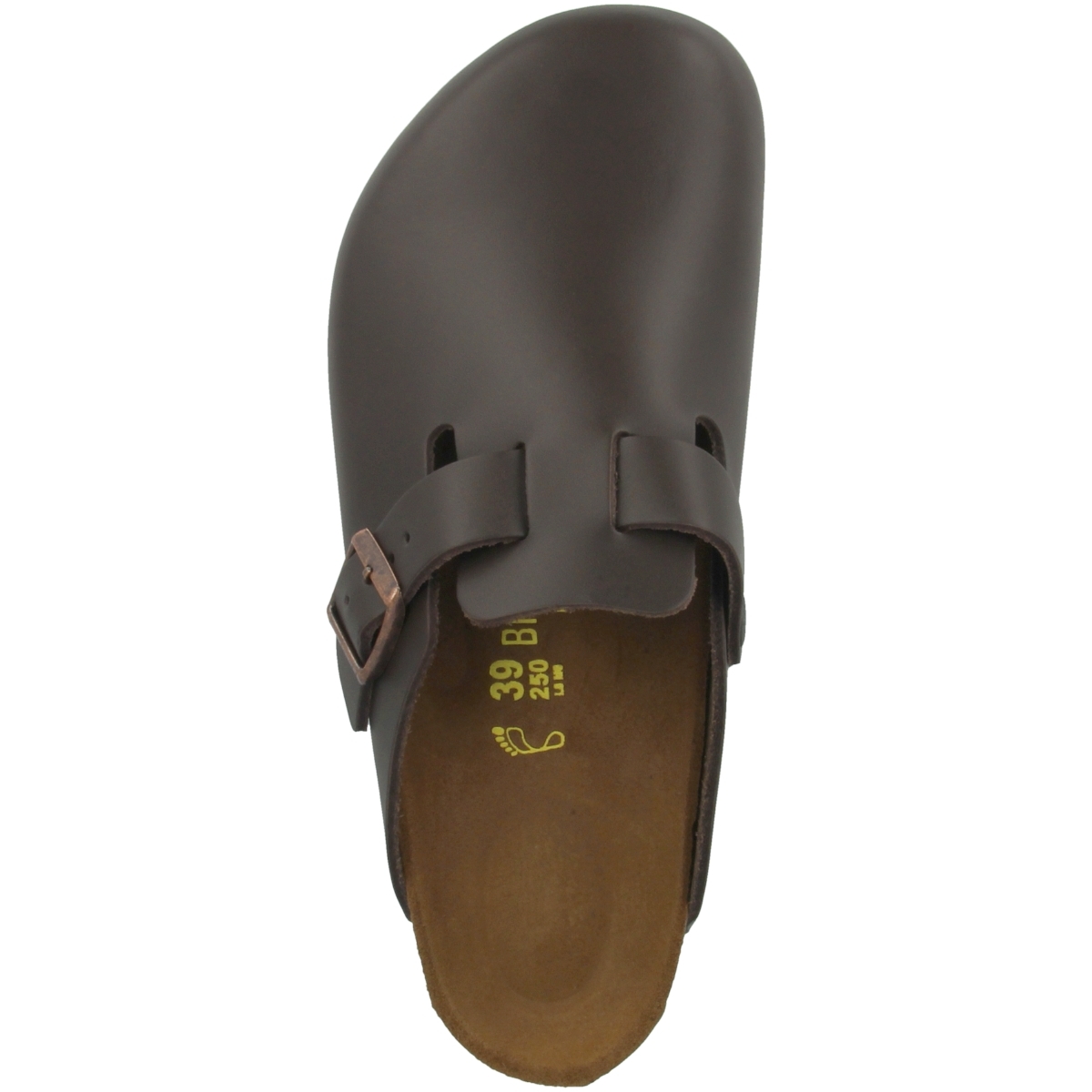 Birkenstock Boston Glattleder Clogs schmal braun