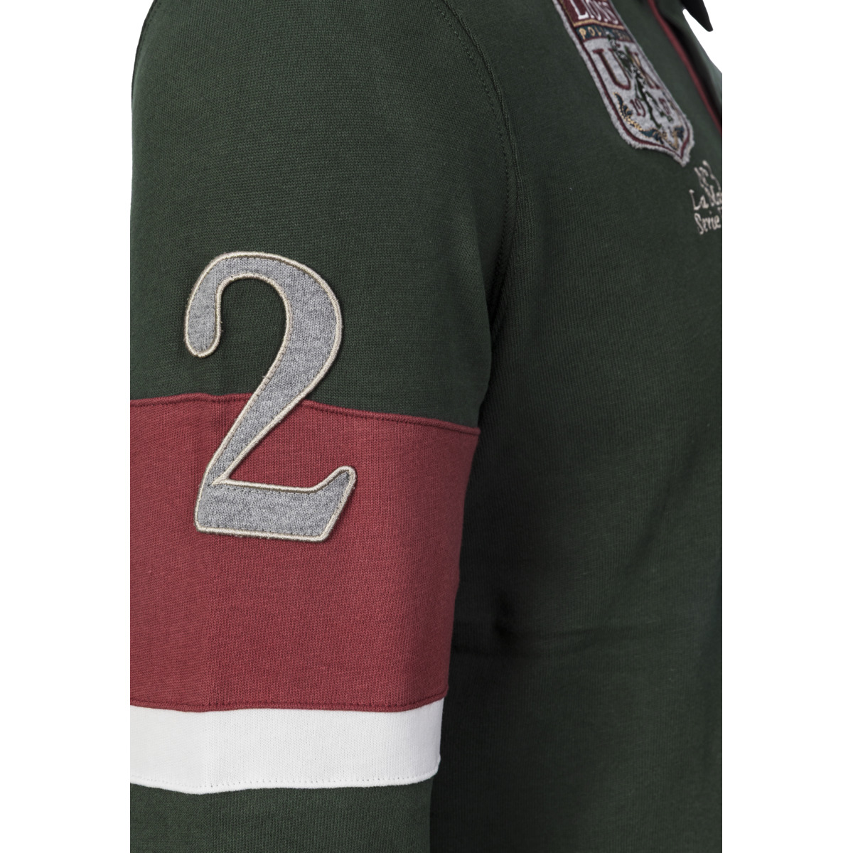 La Martina MBP600 Poloshirt LS dunkelgruen