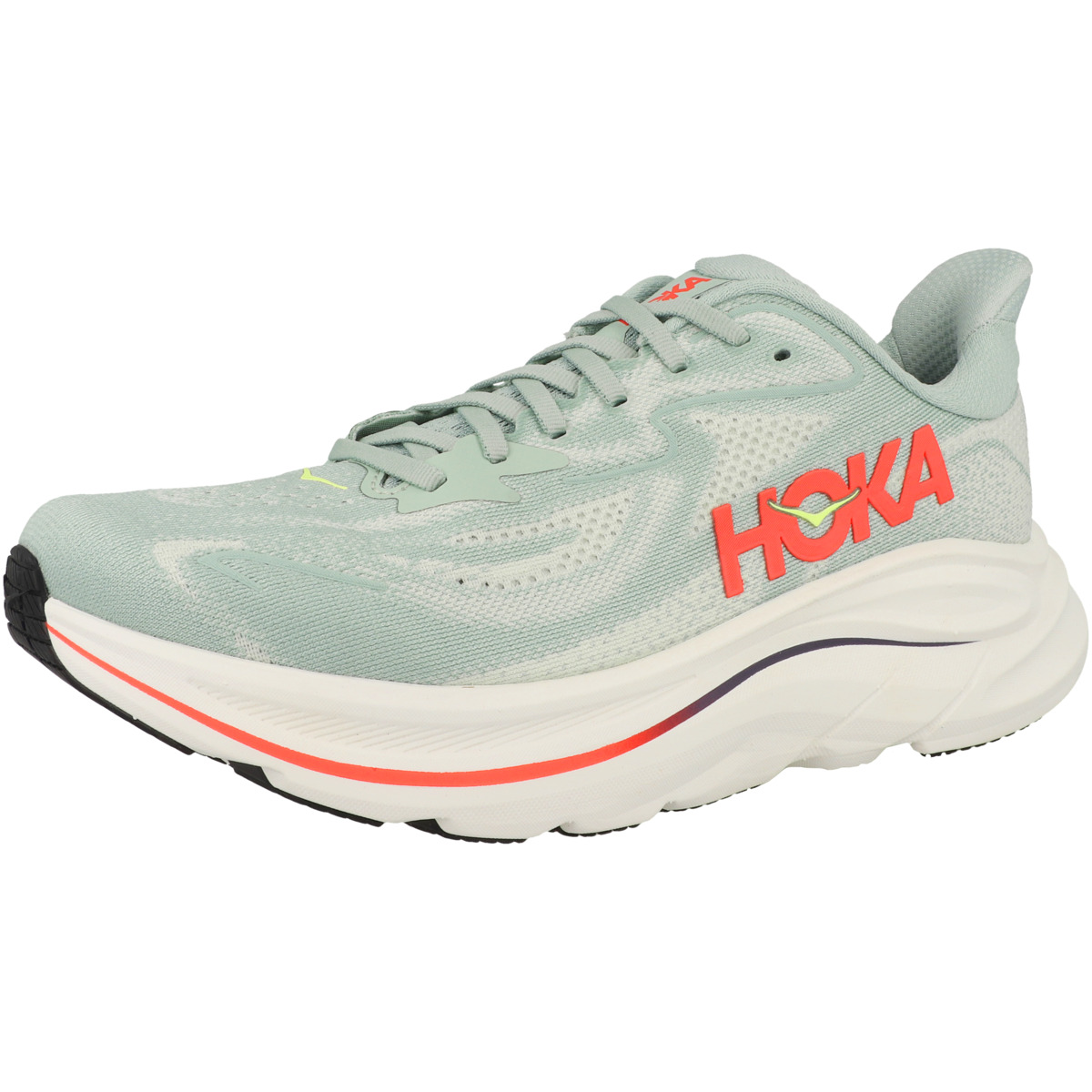 HOKA Clifton 10 Laufschuhe hellgruen