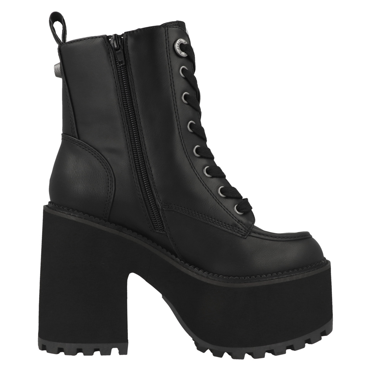 Buffalo Killah Lace Up Mid Stiefel schwarz