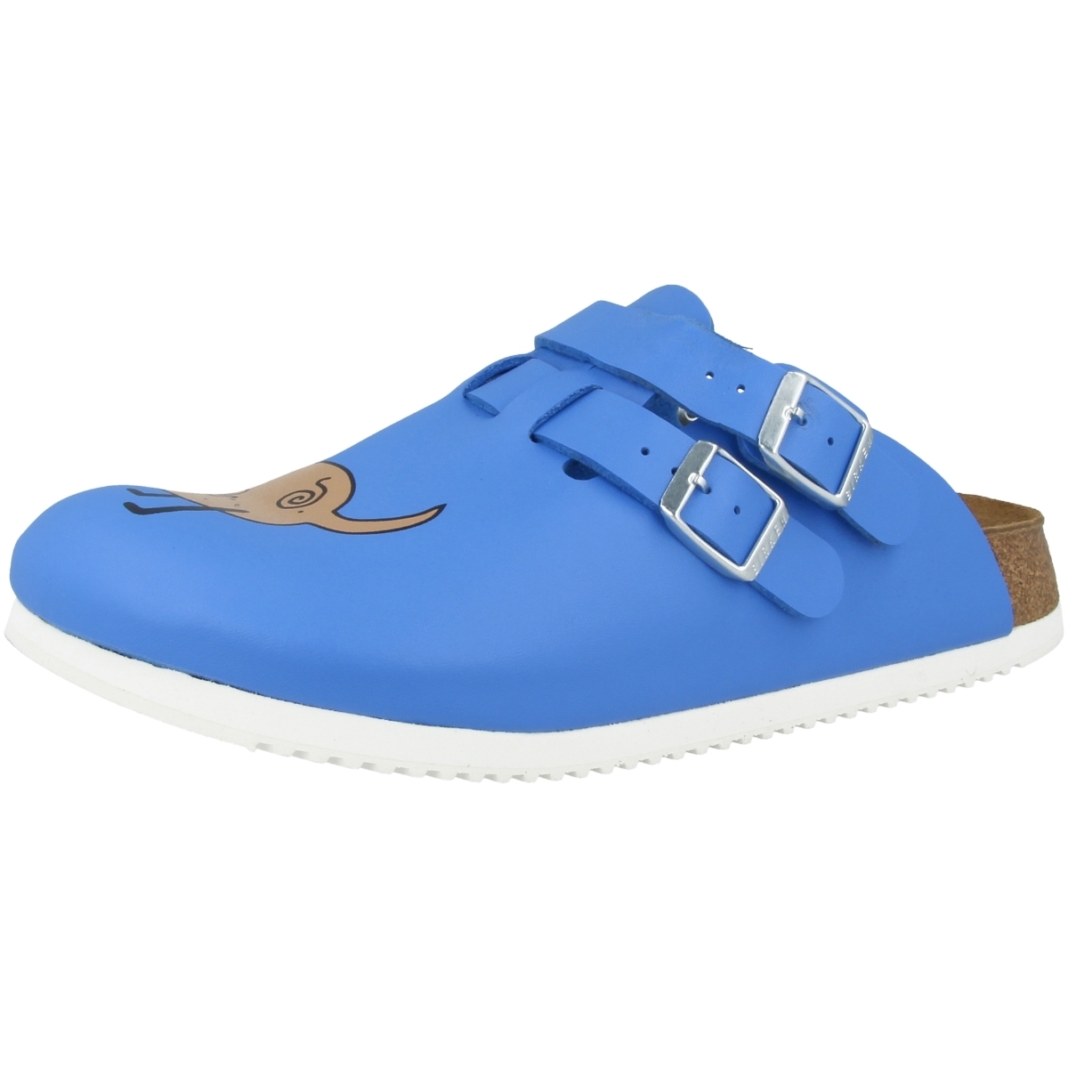 Birkenstock Kay SL Birko-Flor Clogs schmal blau