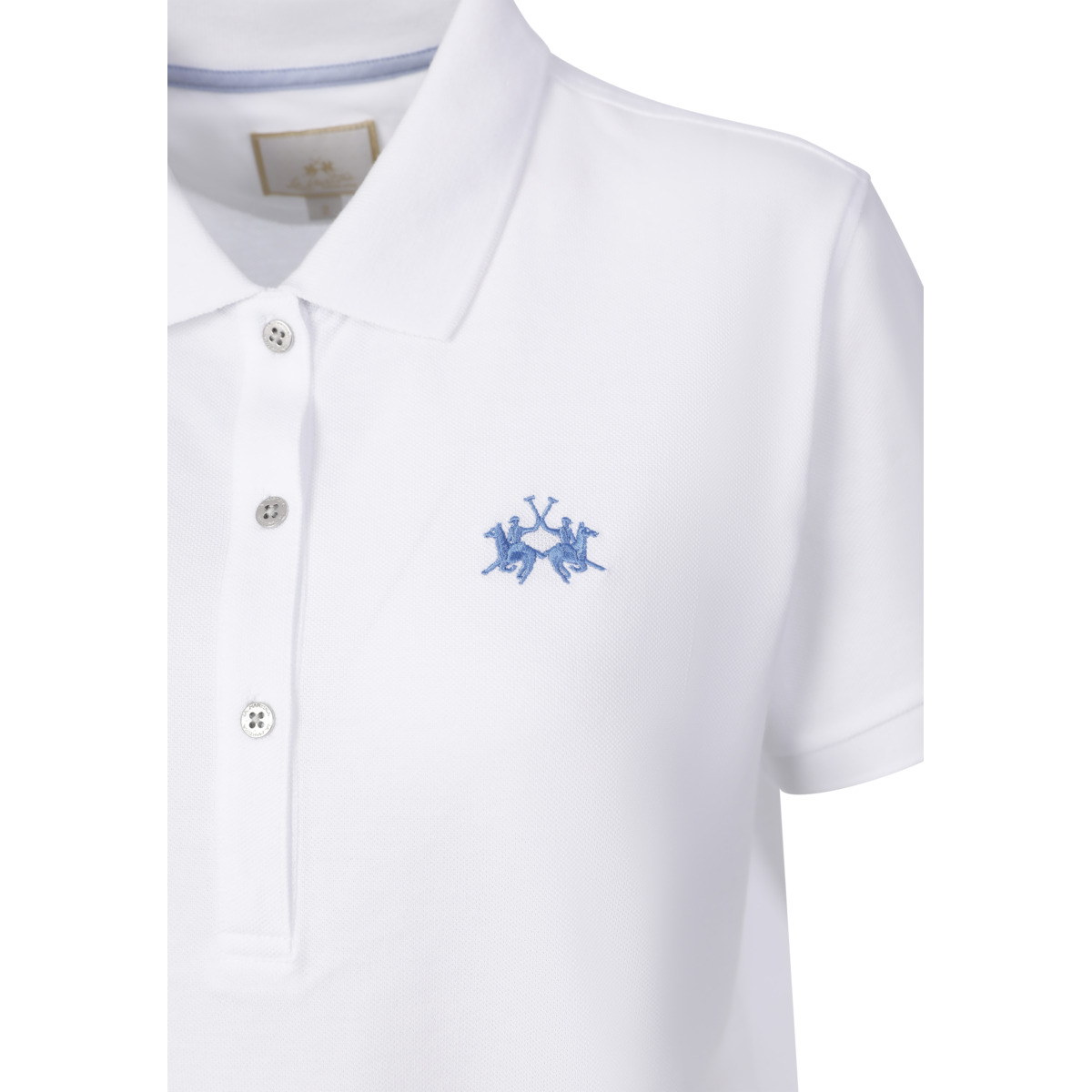 La Martina WCP006 Poloshirt weiss