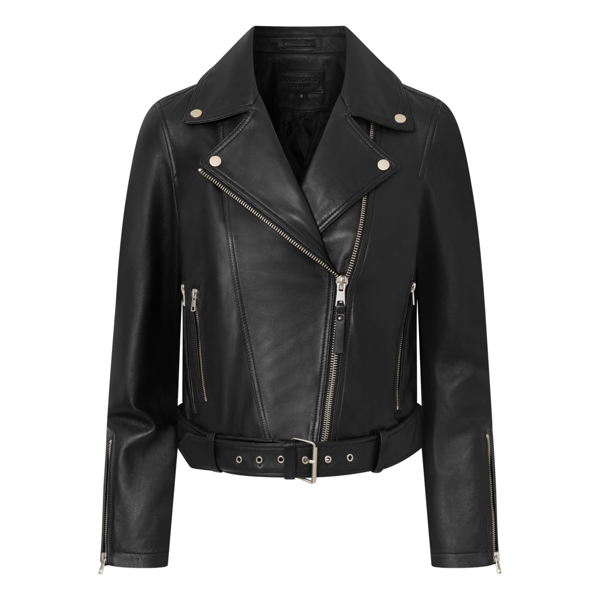 Bolongaro Trevor Sansa Biker Lederjacke schwarz