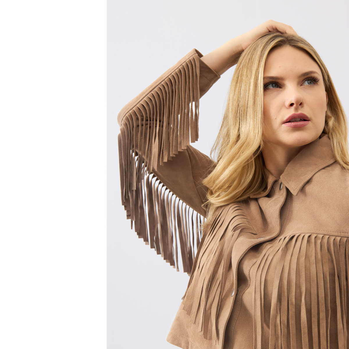 Bolongaro Trevor Nora Fringe Jacket Lederjacke braun