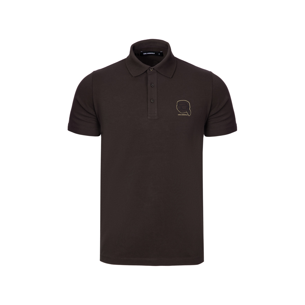KARL LAGERFELD 745025 Poloshirt dunkelbraun