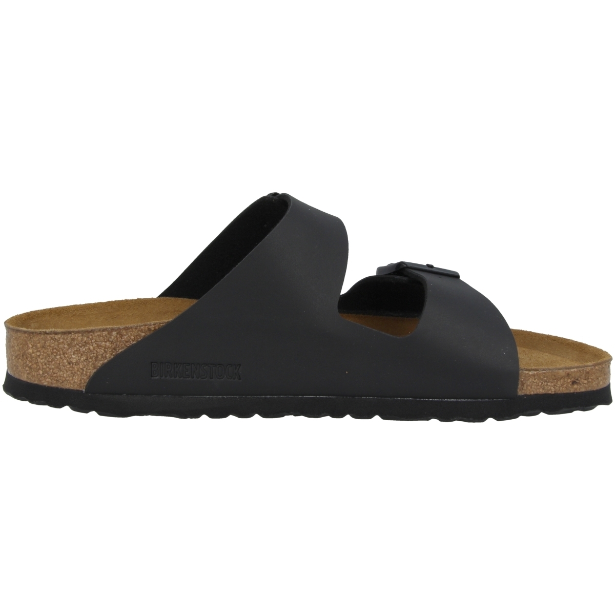 Birkenstock Arizona Birko-Flor Sandale Weichbettung schmal schwarz