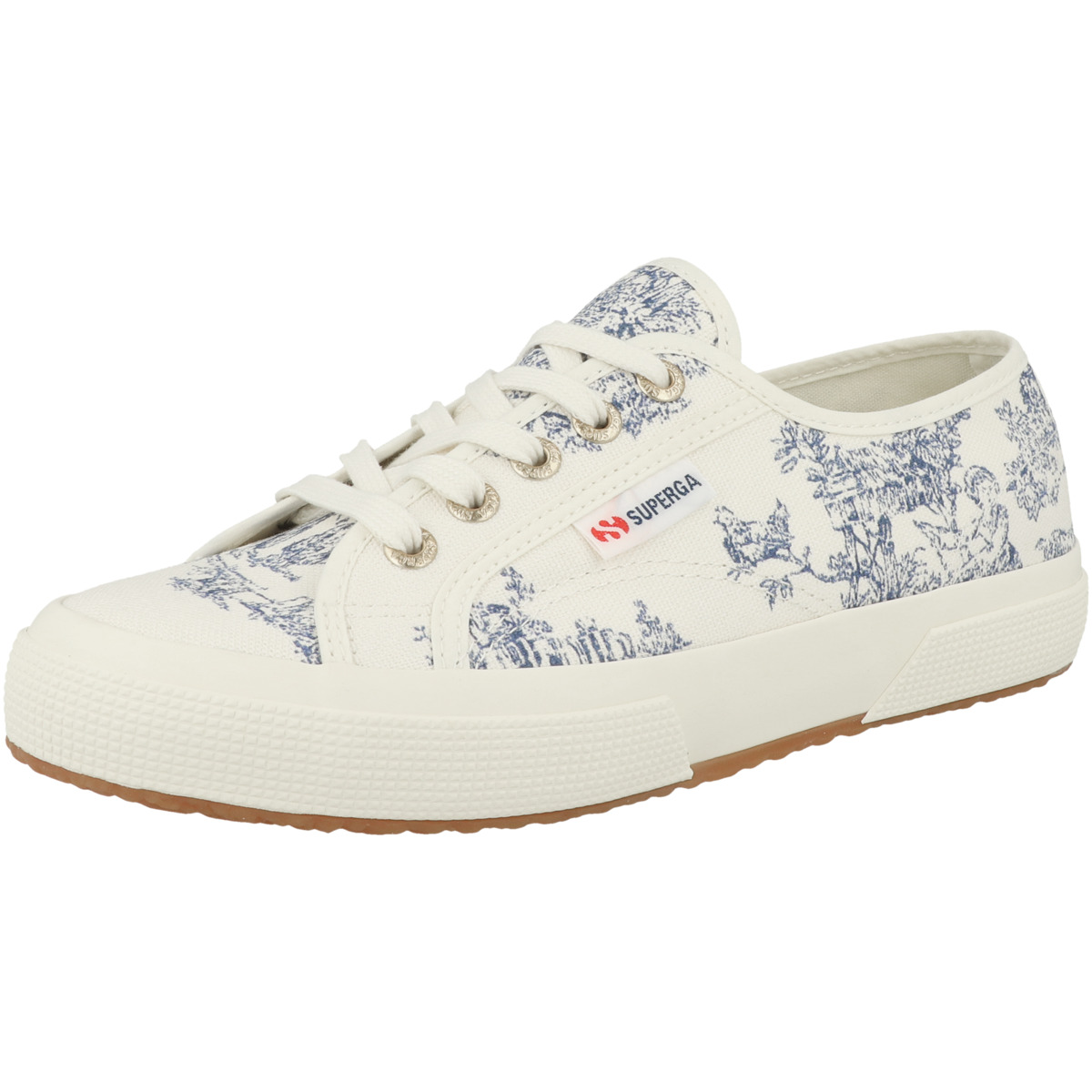 Superga 2750 Toile De Jouy Sneaker low blau/weiss