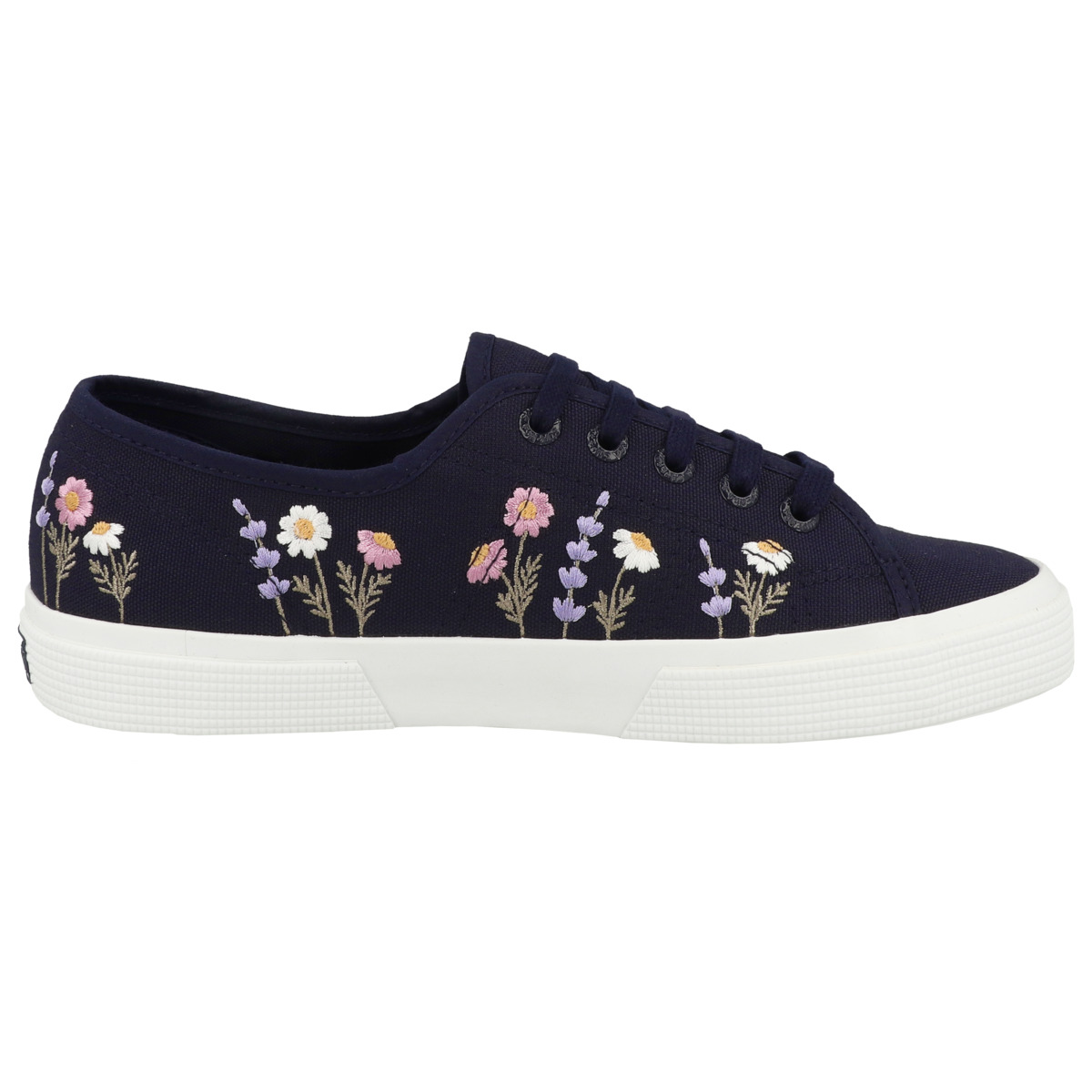 Superga 3750 Flower Embroidery Leggera Sneaker low blau