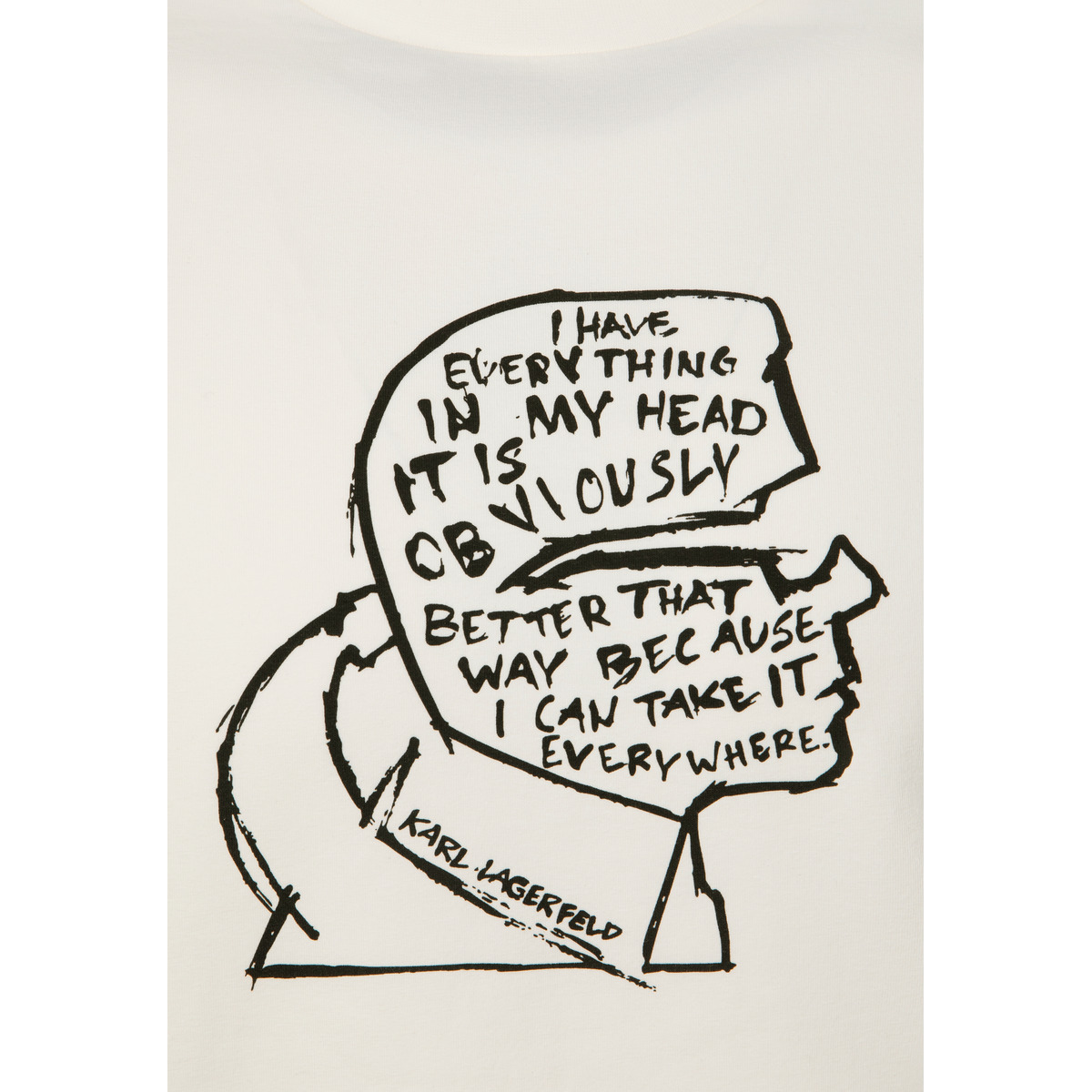 KARL LAGERFELD 755151 T-Shirt beige