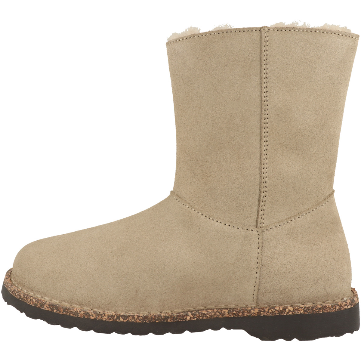 Birkenstock Uppsala Zip Shearling Veloursleder Boots normal beige