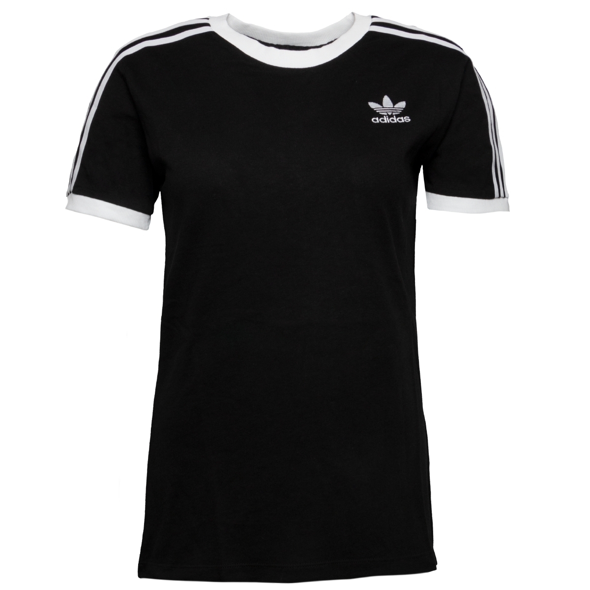 Adidas 3 Stripes Tee T-Shirt schwarz