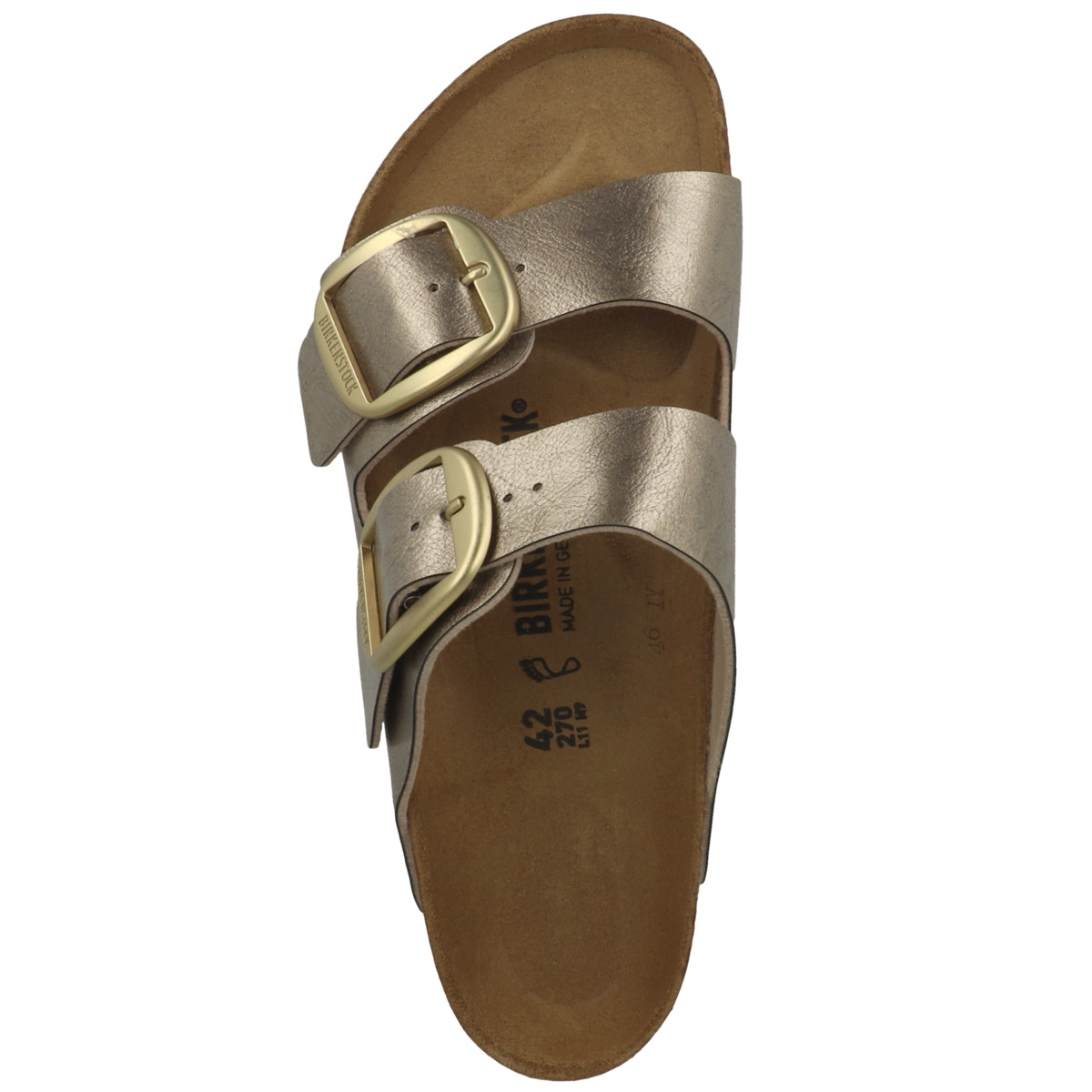 Birkenstock Arizona Big Buckle Birko-Flor Graceful Sandale normal hellbraun