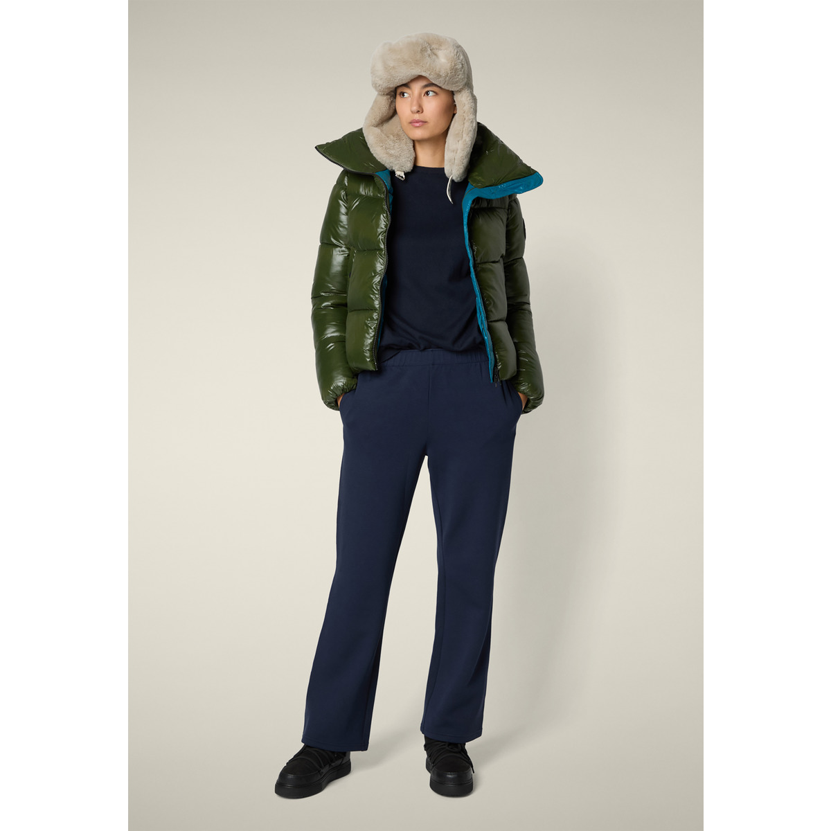 Save the Duck Isla Steppjacke dunkelgruen