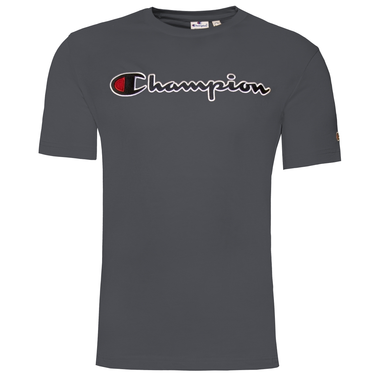 Champion Crewneck T-Shirt grau