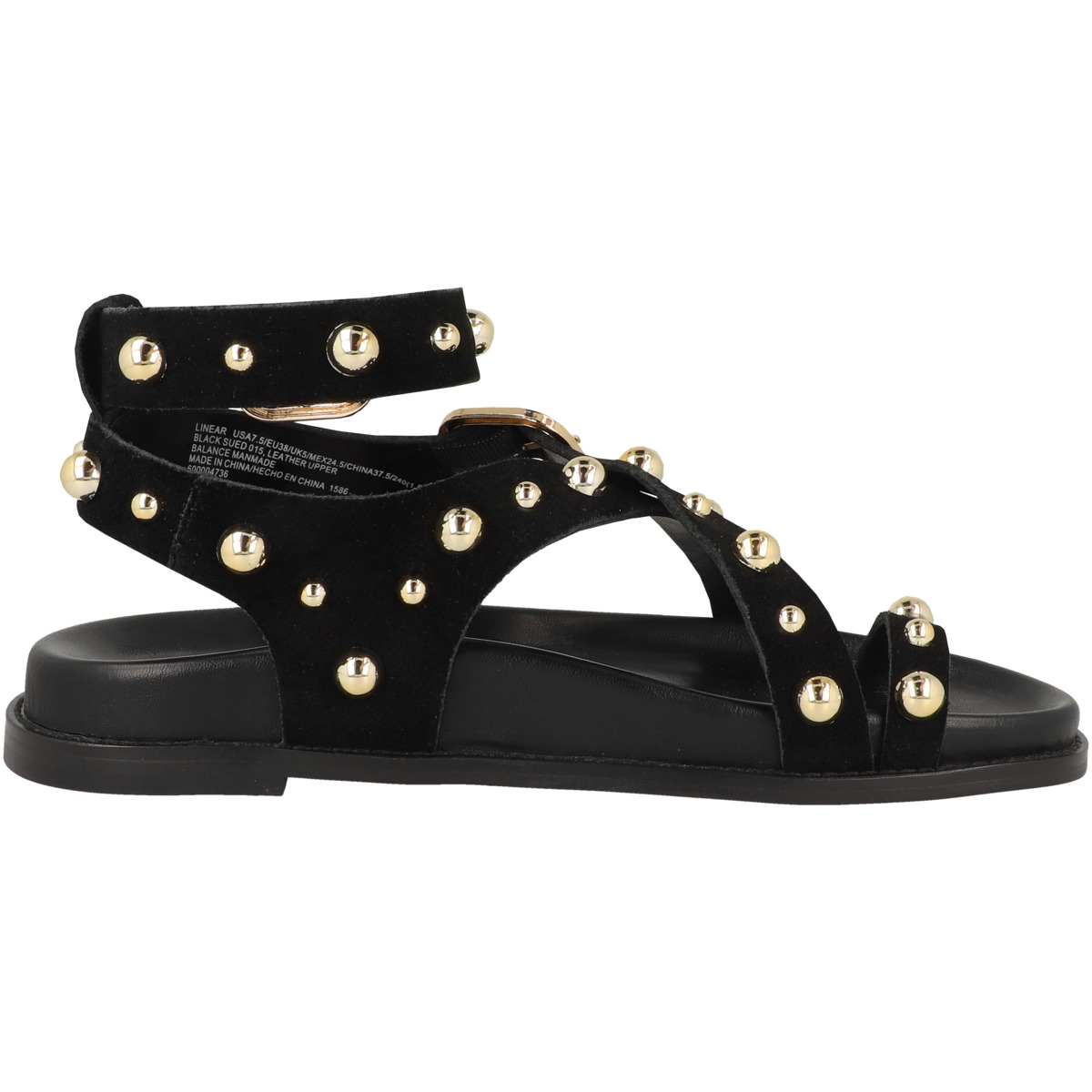 Steve Madden Linear Sandale schwarz