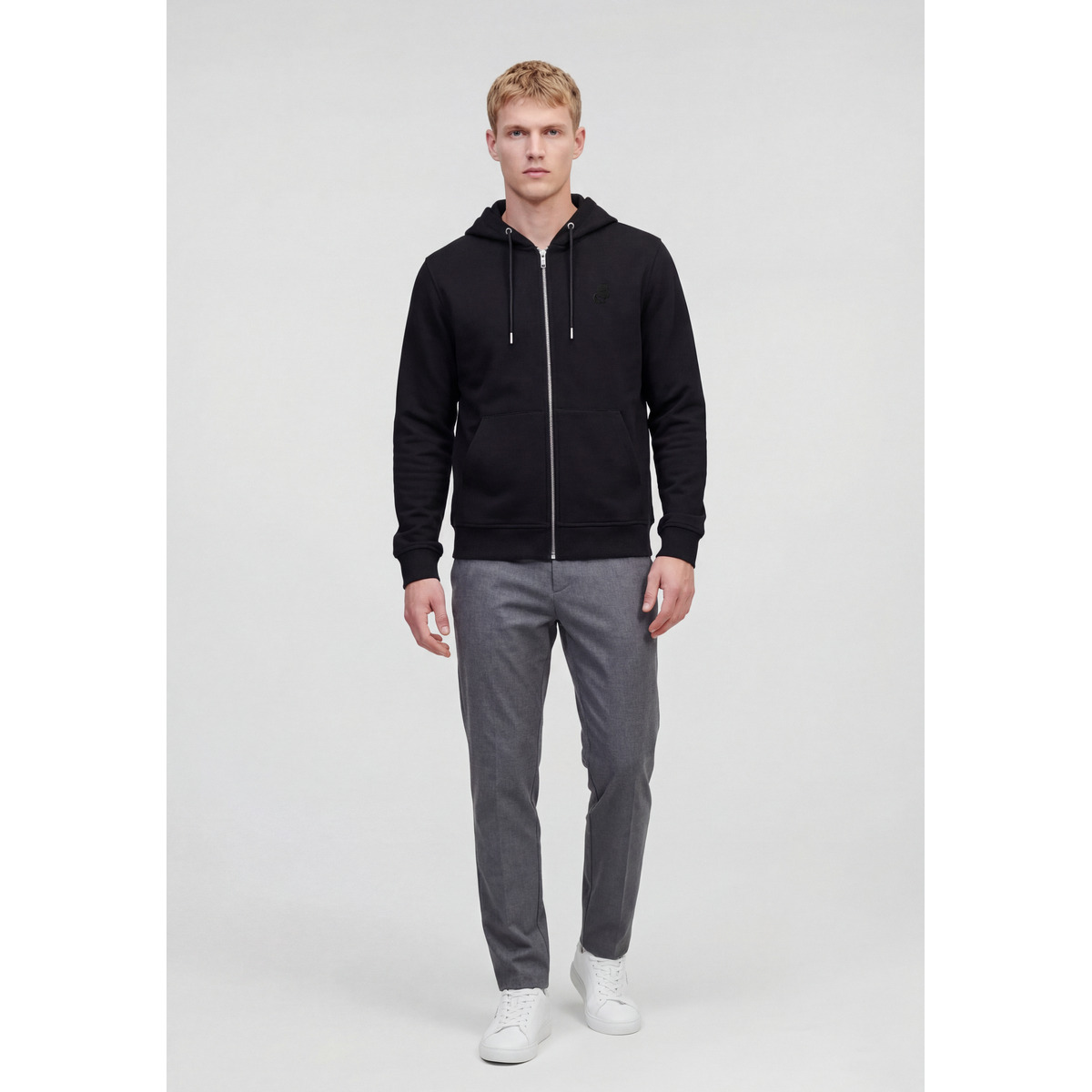 KARL LAGERFELD 705751 Sweatjacke schwarz