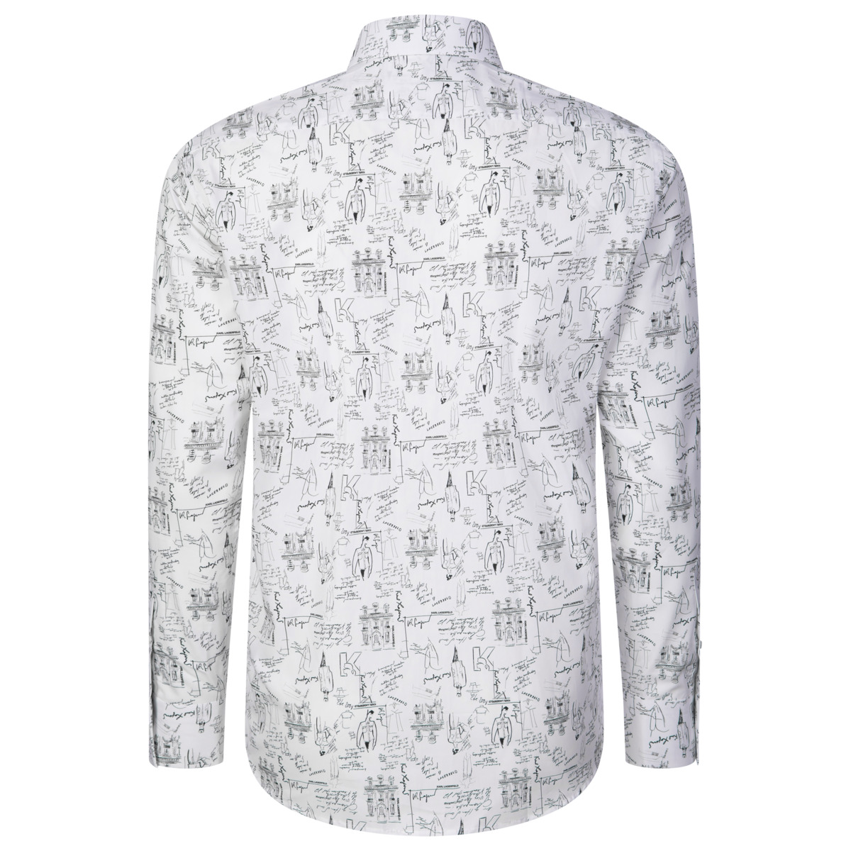 KARL LAGERFELD 605000 Hemd weiss