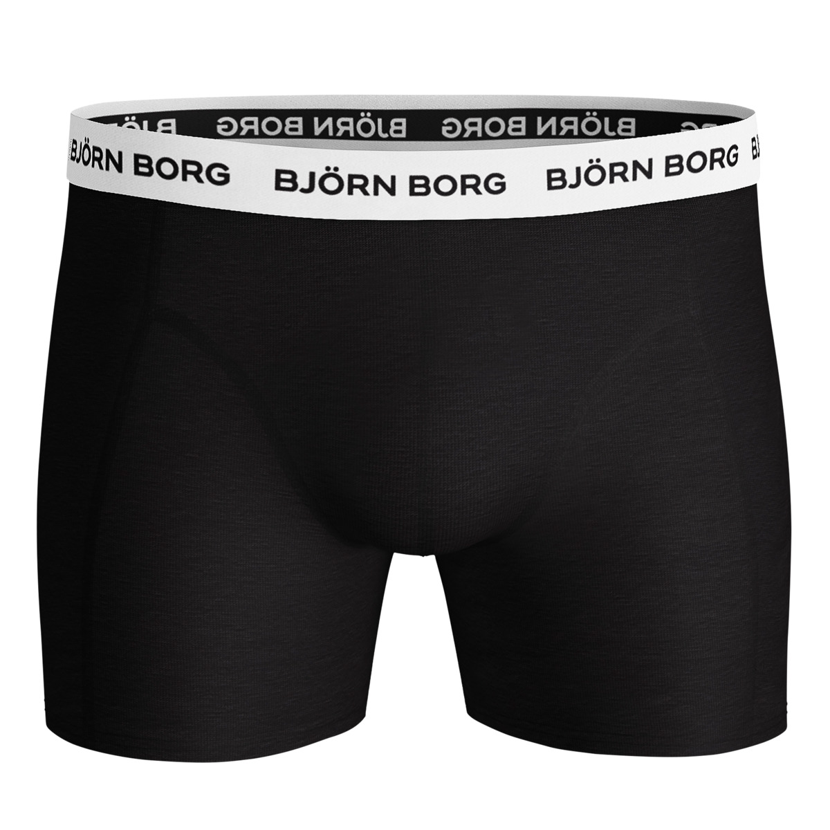 Björn Borg Solid Essential 5er Pack Boxershorts schwarz