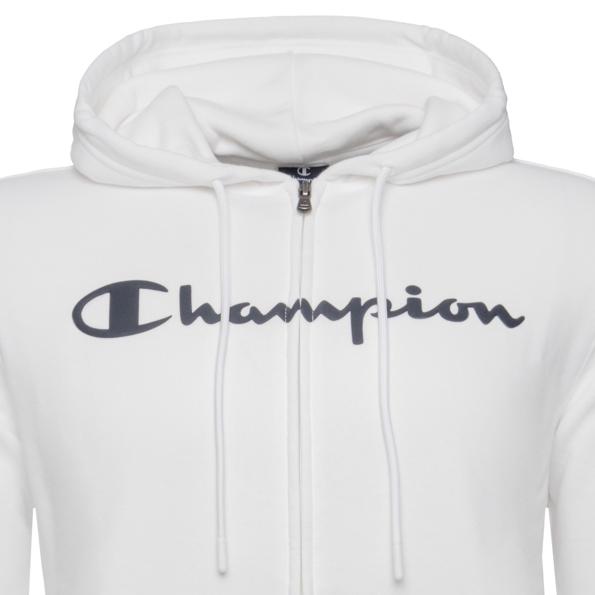 Champion Hooded Full Zip Sweatjacke weiss