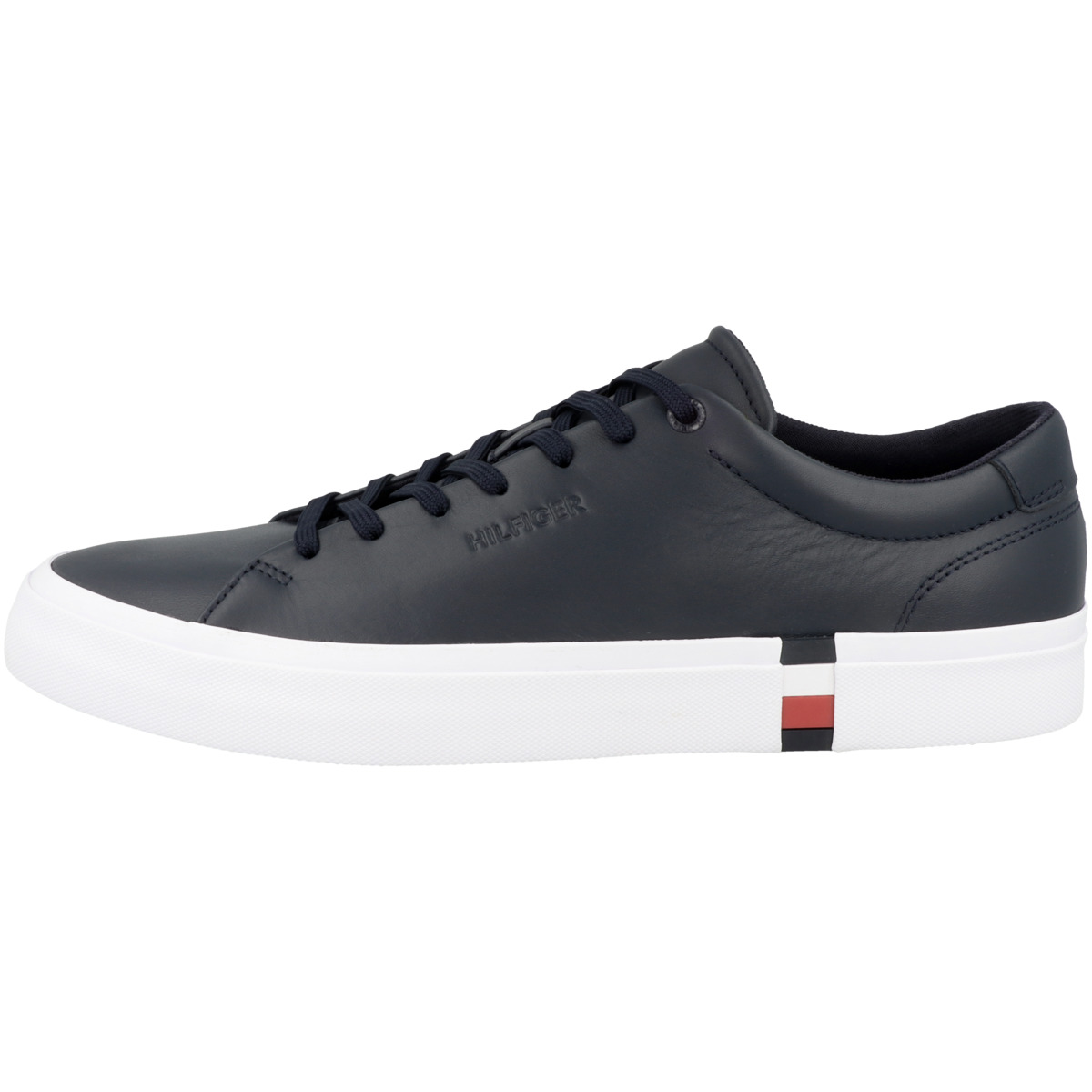 Tommy Hilfiger Modern Vulc Corporate Leather Sneaker dunkelblau