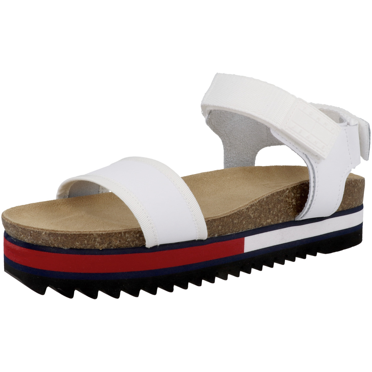 Tommy Hilfiger Tommy Jeans Flag Outsole Sandal Sandale weiss
