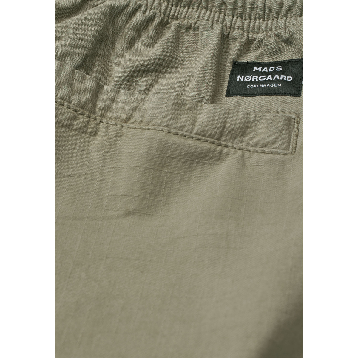 Mads Norgaard Cotton Ripstop Shorts braun