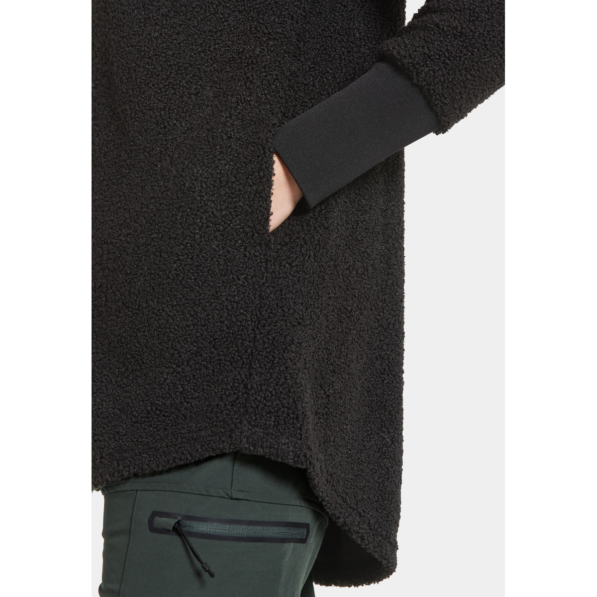 Didriksons Sally WNS Fleecejacke schwarz