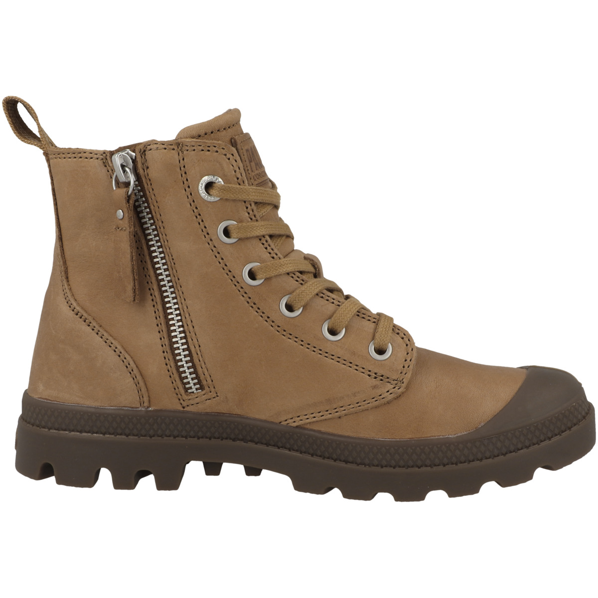 Palladium Pampa Zip Leather ESS Boots hellbraun