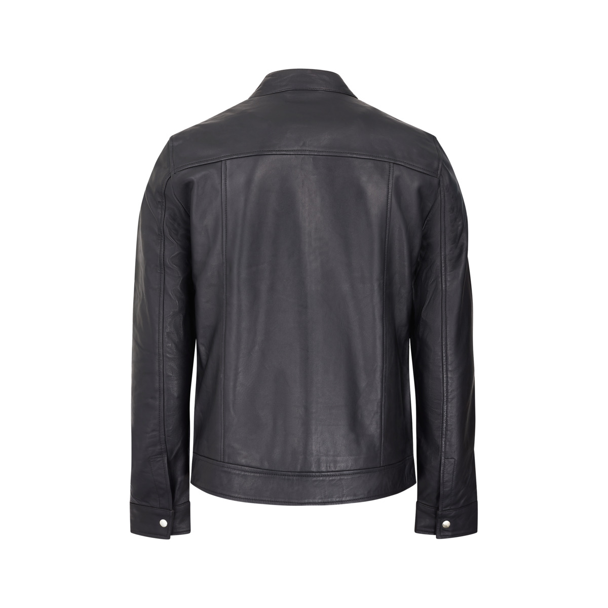Bolongaro Trevor Classic Racer Lederjacke schwarz