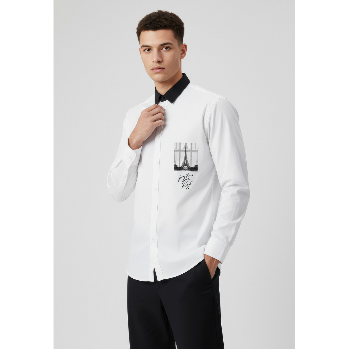 KARL LAGERFELD 605443 Hemd weiss