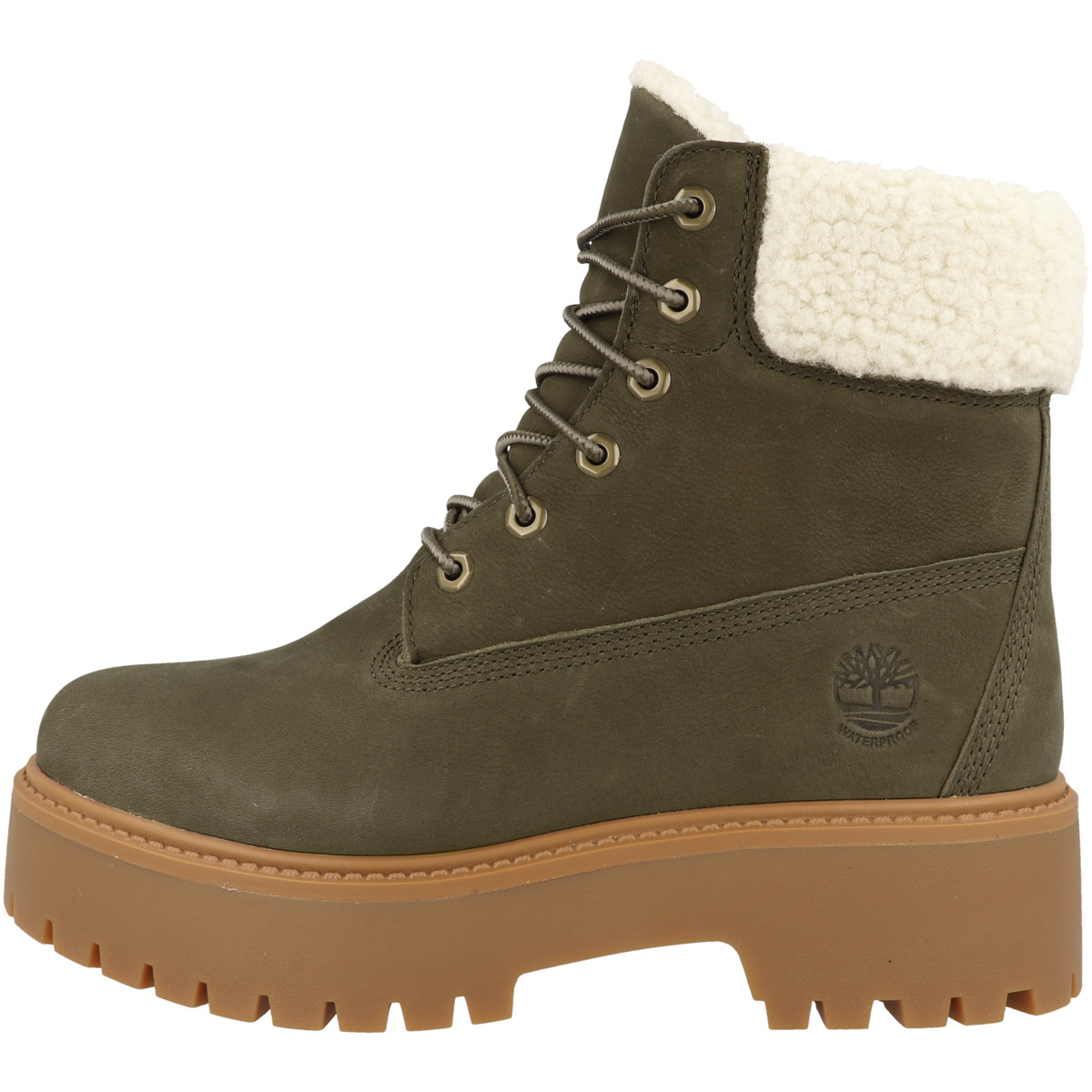 Timberland Stone Street Mid Warm Lined Waterproof Boot Dark Brown Full Grain Boots dunkelbraun