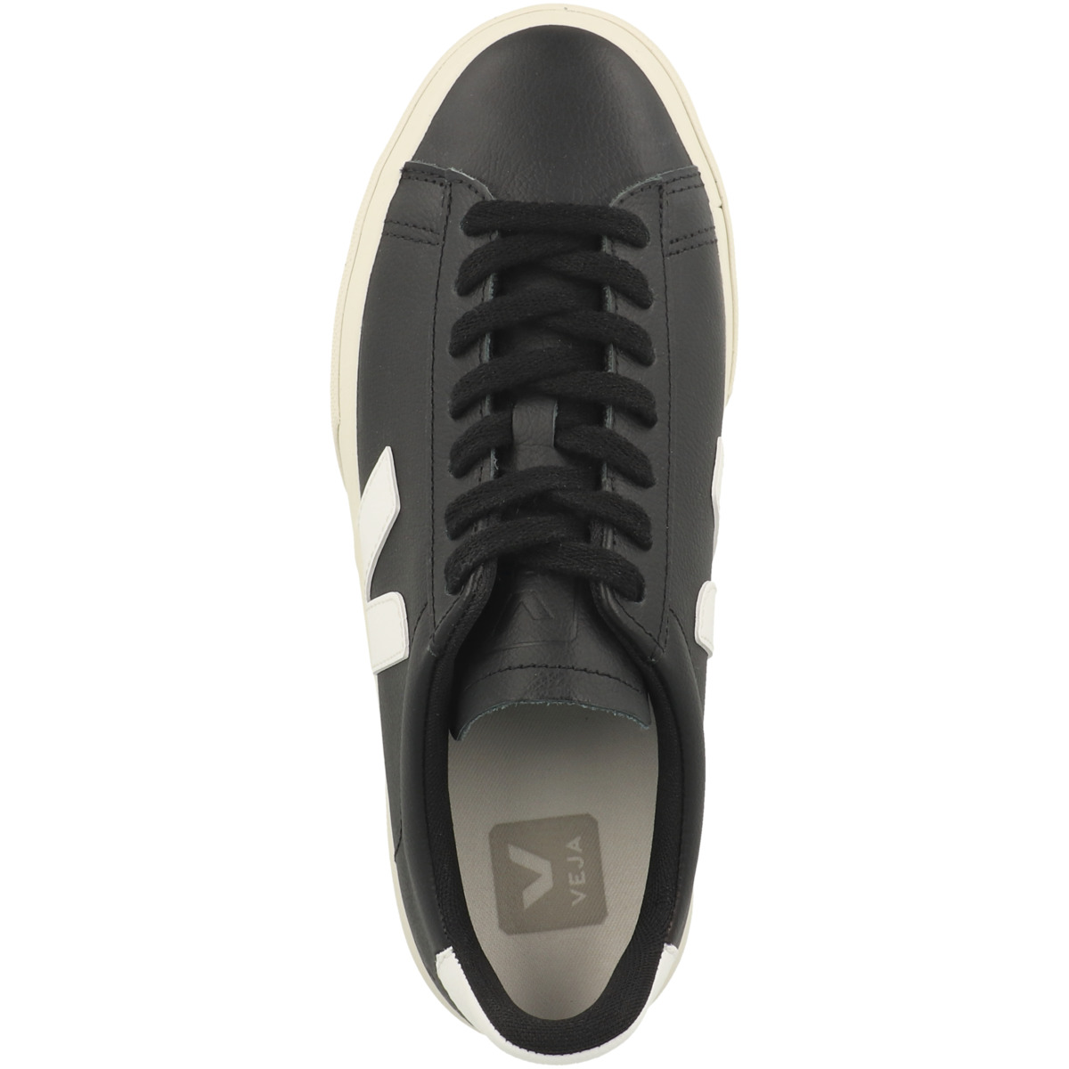 VEJA Campo Chromefree Leather Sneaker low schwarz