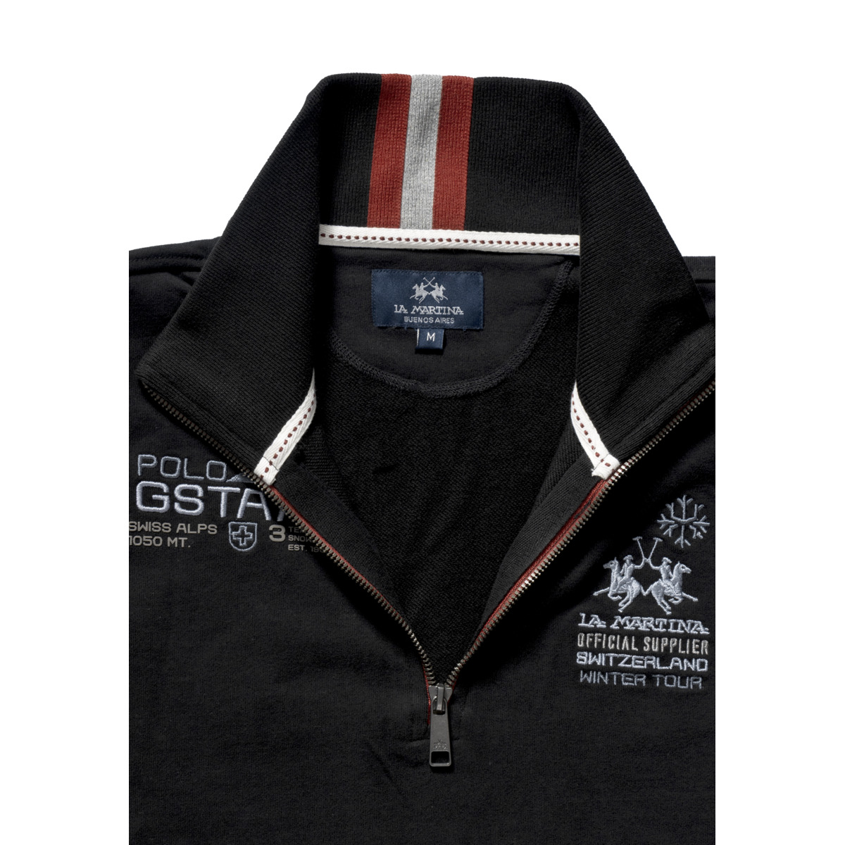 La Martina MBF308 Sweatshirt schwarz